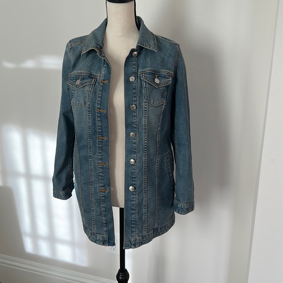 Chico's Jackets & Blazers - Chico’s denim jeans jacket. Size 4/6